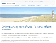 Tablet Screenshot of pli-solutions.de